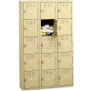 Tennsco Box Locker BS5-121212-C-SND - Five Tier No Legs 3 Wide 12 x 12 x 12, Assembled, Sand