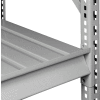 Tennsco Extra Shelf Level for Bulk Storage Rack - 72"W x 48"D - Steel Deck - Medium Gray