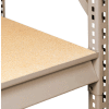 Tennsco Extra Shelf Level for Bulk Storage Rack - 96"W x 48"D - Wood Deck - Sand