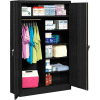 Tennsco Welded Jumbo Combination Cabinet 48"W x 24"D x 78"H Black