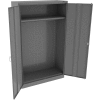Tennsco Welded Jumbo Wardrobe Cabinet 48"W x 24"D x 78"H Medium Grey