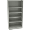 Tennsco Standard Welded Open Storage Cabinet 36"W x 24"D x 72"H Light Gray