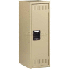 Tennsco Locker STS-121236-A-LGY - Single Tier Half Height No Legs 1-W 12x12x36 Assembled, Light Gray
