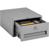 Stackable and Mountable Drawer WBD-1 for Tennsco Workbenches 15"W x 18"D x 8 1/4"H - Medium Gray