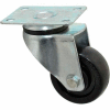 Fairbanks Light/Medium Duty Swivel Caster 03-3-HR - Solid Hard Rubber 3" Dia. - 250 Lb. Capacity