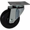 Fairbanks Light/Medium Duty Swivel Caster 03-4-HR - Solid Rubber Hard 4" Dia. - 300 Lb. Capacity