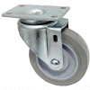 Fairbanks Regular Duty Swivel Caster 21-3-TPR - Thermoplastic Rubber 3" Dia. - 150 Lb. Capacity