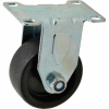 Fairbanks Rigid Caster E-13-4-PH - Polyolefin 4" Dia. - 255 Lb. Capacity