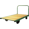 Fairbanks Steel Bound Platform Truck LQ-3060-RT-407-30 - 30" x 60" - 6" & 8" Rubber Wheels