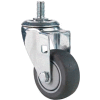 Fairbanks Light/Medium-Duty Stem Swivel Caster S-11-03-4-TPR - Thermoplastic Rubber 4" Dia.