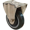 Fairbanks Stainless Steel Rigid Caster SS-13-5-PBB - Polyurethane with Polyethylene Center 5" Dia.