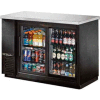 True® TBB-24-48G-SD Back Bar Cooler 2 Section - 49-1/8"W X 24-1/2"D X 35-5/8"H