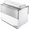 True® TMC-49-DS-SS-HC Mobile Milk Cooler 12 Crates Dual Sided - 49"W X 33-3/8"D