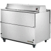 True® TMC-49-S-DS-HC Mobile Milk Cooler 12 Crates Dual Sided - 49"W X 33-3/8"D