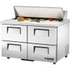 True® TSSU-48-12D-4 Sandwich/Salad Unit - 48-3/8"W X 30-1/8"D X 36-3/4"H