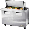 True® TSSU-48-18M-B Mega Top Sandwich/Salad Unit - 48-3/8"W X 34-1/8"D X 40-3/8"H