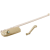 Truth Hardware TH 24201 Right Hand Ellipse Single Arm Operator with Crank, 13-1/2-Inch, Gold