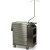 Harloff Stainless Steel Eight Drawer Cast Cart Specialty Package Key Lock, Stainless Steel - 6025K
