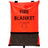 First Voice&#8482; Bright Orange Fire Blanket with Bag, 84&quot;L x 62&quot;W