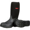 Tingley&#174; Badger Neoprene Boots, Plain Toe, Upper Rubber Sole, Steel Shank, 15"H, Blk, Size 4