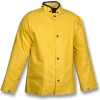 Tingley® J12207 Magnaprene Storm Fly Front Jacket, Yellow, Hood Snaps, 4XL