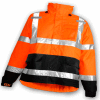 Tingley® J24129 Icon Jacket, Fluorescent Orange/Red/Black, 5XL
