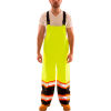 Tingley&#174; Icon&#153; Overall, Fluorescent Lime/Black - Snap Fly Front, 4XL