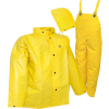 Tingley® S56307 DuraScrim 3 Pc Suit, Yellow, Detachable Hood, Small