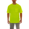 Tingley&#174; Enhanced Visibility T-Shirt, Short Sleeve, 1 Pocket, Fl Lime, XL