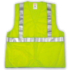 Tingley® V70622 Job Sight Class 2 Vest, Fluorescent Lime, Polyester Mesh, 2XL/3XL