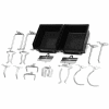 Triton 918 18 Pc Zinc Plated Steel Hook & Bin Assortment for DuraBoard (16 Asst Hooks & 2 Bins)