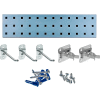 Triton LBS18T-SLV (1) 18 ga Silver Steel Square Hole Pegboard W/ (5 pc) LocHook Set