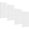 Triton Products, TPB-4W, Pegboard Back Panel, Blissful White, 48 Inch X 24 Inch