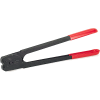 Teknika Economy Front Action Double Notch Sealer for 1/2" Strap Width, 16"L x 4"W x 1-1/2"H, Black