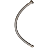 Faucet Supply Connector 3/8 In. Compression X 1/2 In. F.I.P. X 20 In. - Braided Stainless Steel - Pkg Qty 25