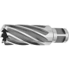 HSS Annular Cutter, 7/16" D, For 1" Depth of Cut, 4 Flutes x 3/4" Sh D, 2 Shank Flats