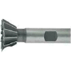 45° HSS Import Dovetail Cutter,Weldon Shank, 1-3/8" DIA x 7/16" Wide x 5/8" Shank 10 flutes