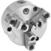 Bison 3-Jaw (2 Piece) Scroll Chuck Semi-Steel Body, Front Mount, 10" Plain Back