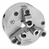 Bison 3-Jaw (2 Piece) SET-TRU Chuck Forged Steel, Plain Back, 10" Fine Adjustable