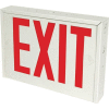 Emergi-Lite 8NY-N-R-N NYC Exit Sign, Single or Double Faced, Battery Backup, NYC Approved, White