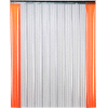 Global Industrial™ Low Temperature Strip Door - 8'W x 10'H - 12" Ribbed Clear PVC