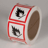 INCOM® GHS1307 GHS "Flame Hazard" Pictogram Label, 2" x 2", 500/Roll