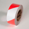 Tuff Mark Tape, Red/White, 2"W x 100'L Roll, TM1202RW