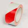 Hazard Marking Tape, Red/White Stripes, 2"W x 108'L Roll, WT2200