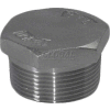 Trenton Pipe Ss304-67014h 1-1/2" Class 150, Hex Head Plug, Stainless Steel 304 - Pkg Qty 10