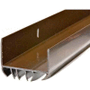 Frost King Vinyl Slide-On Door Bottom For Metal Doors, Brown - Pkg Qty 12