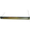 TPI Indoor/Outdoor Quartz Electric Infrared Heater OCH-46-277V-SSE 277V 2000W - Stainless Steel