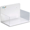 TrippNT White PVC/Acrylic Small Lab Box with Double Sided Tape, 9"W x 6"D x 6"H