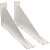 TrippNT 50451 White PVC Medium Graduated Cylinder Storage Rack, 6"W x 24"D x 6"H, 1 Pair