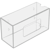 TrippNT 50831 Single Side Loading Acrylic Glove Box Holder, 10"W x 4"D x 6"H